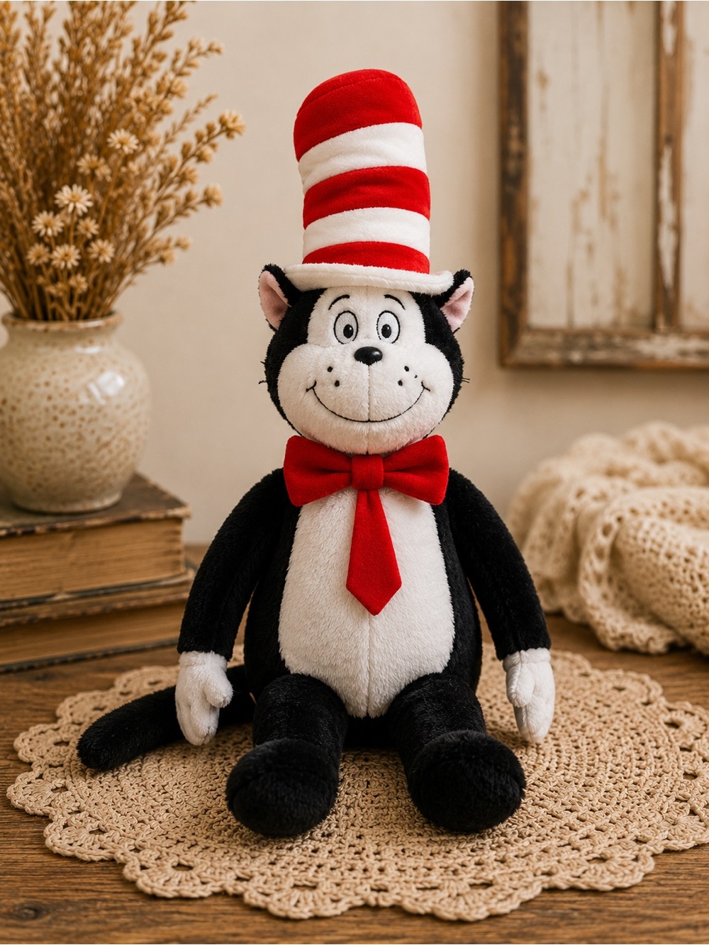 Kohl's Cares Dr.Seuss Cat in the Hat Plush Stuffed Animal Toy‎ 19”